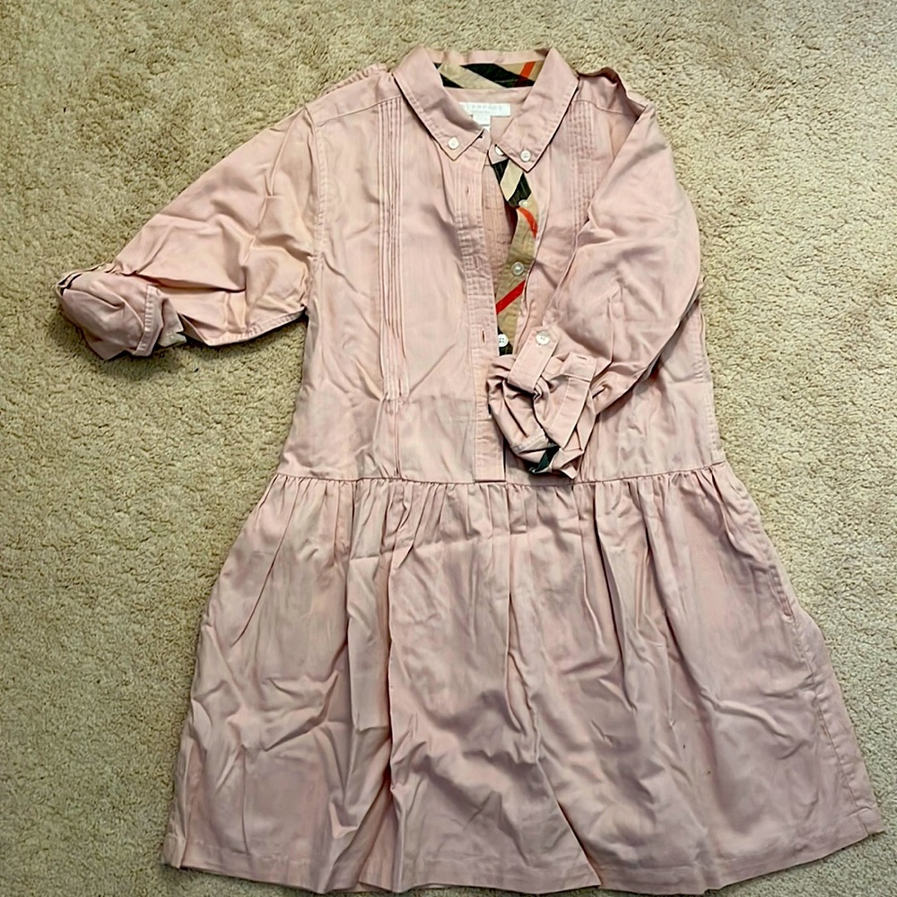 Burberry girl’s shirtdress